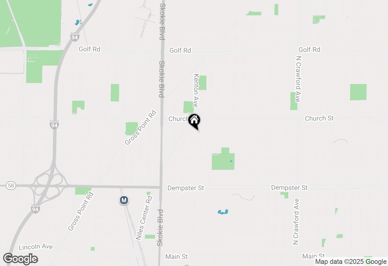 Map of 9100 Kenton Avenue, Skokie, IL 60076