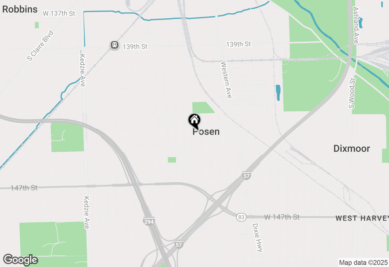 Map of 14410 S Mckinley Avenue, Posen, IL 60469