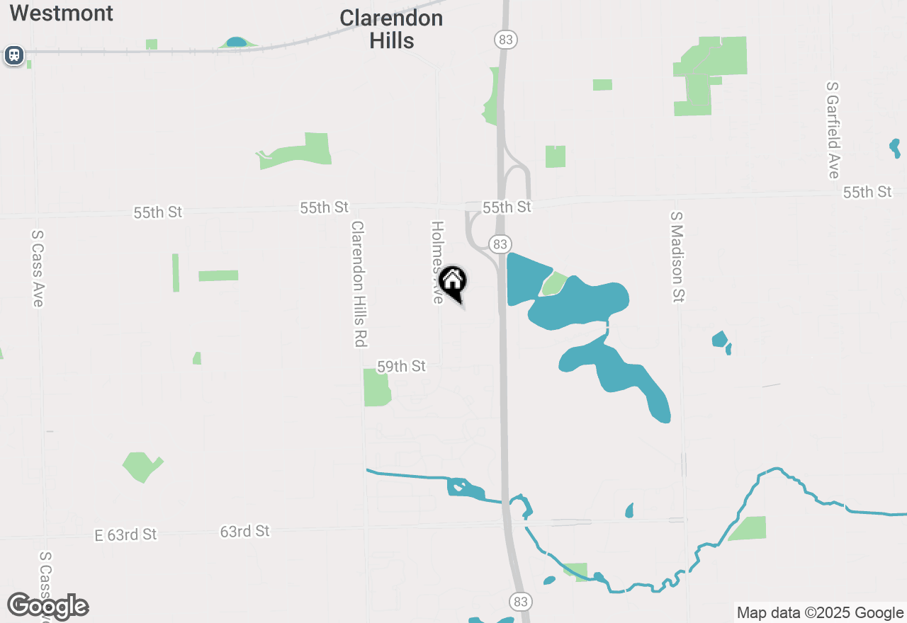 Map of 550 Chase Drive #2, Clarendon Hills, IL 60514