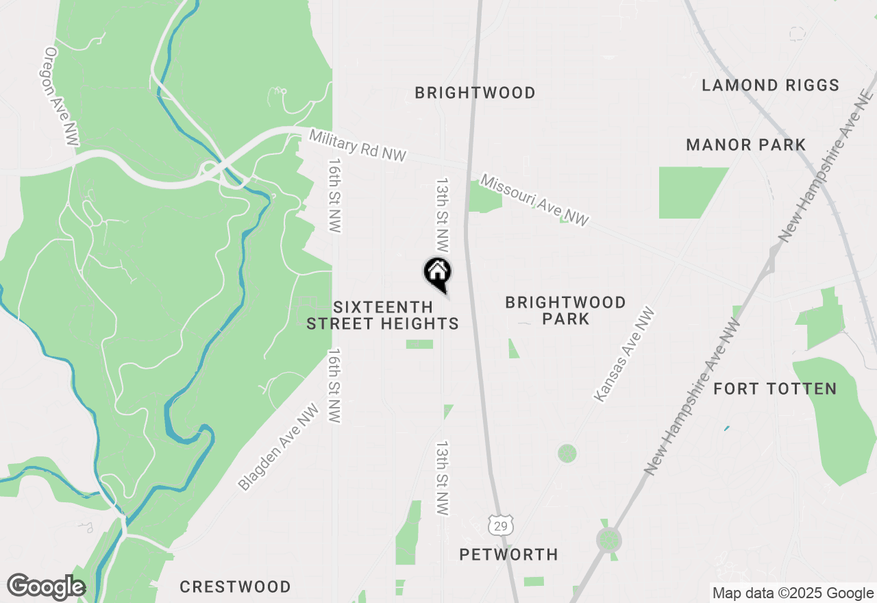 Map of 5308 13th Street Nw, Washington, DC 20011