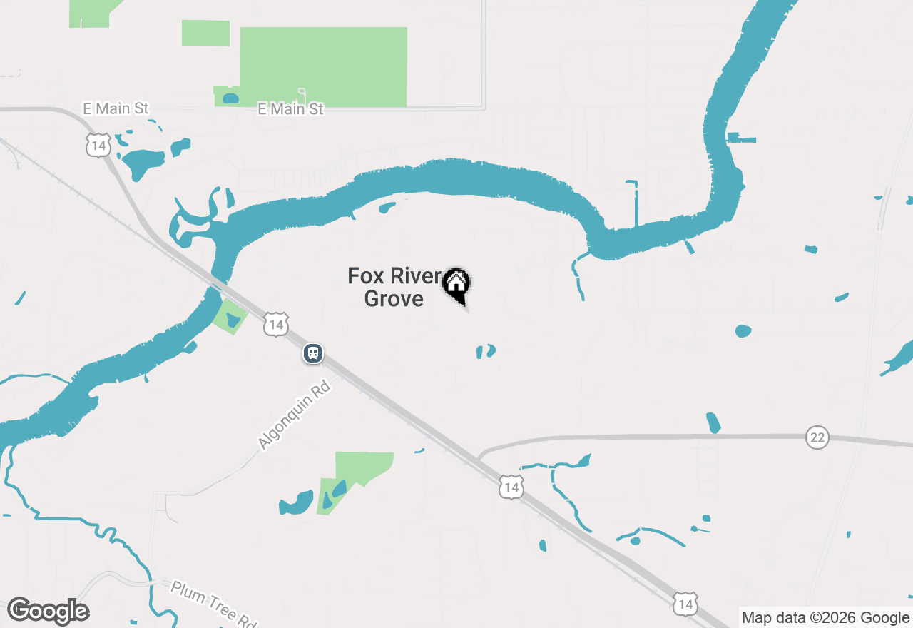 Map of 726 Barberry Trail, Fox River Grove, IL 60021