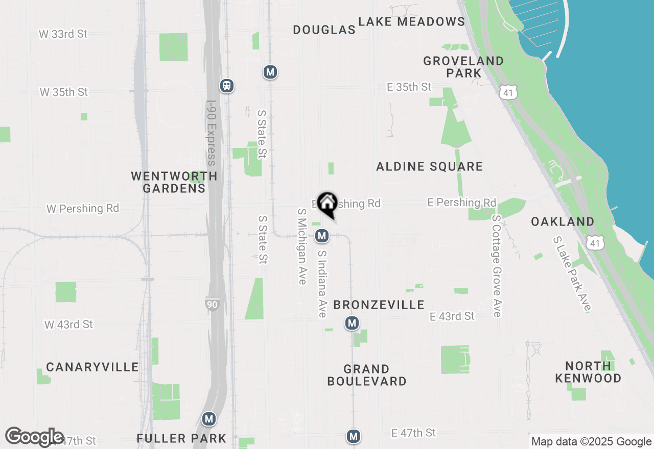 Map of 3933 S Indiana Avenue #1, Chicago, IL 60653