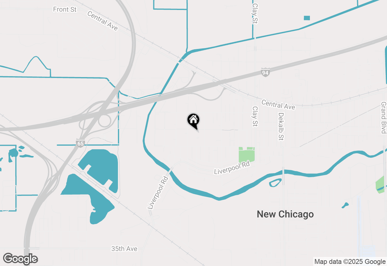 Map of 2808 New Jersey Street, Lake Station, IN 46405