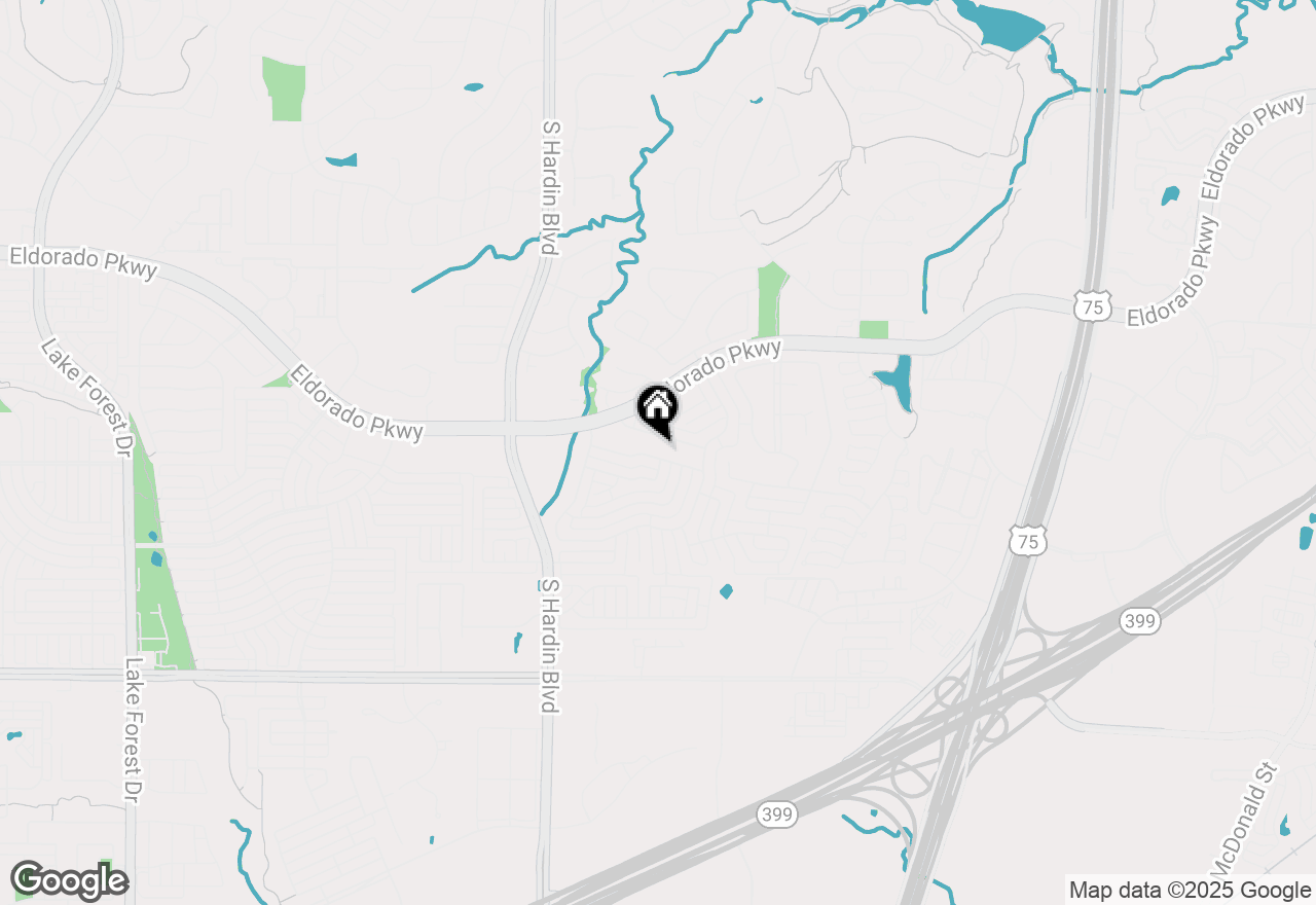 Map of 2700 Rochelle Drive, Mckinney, TX 75070