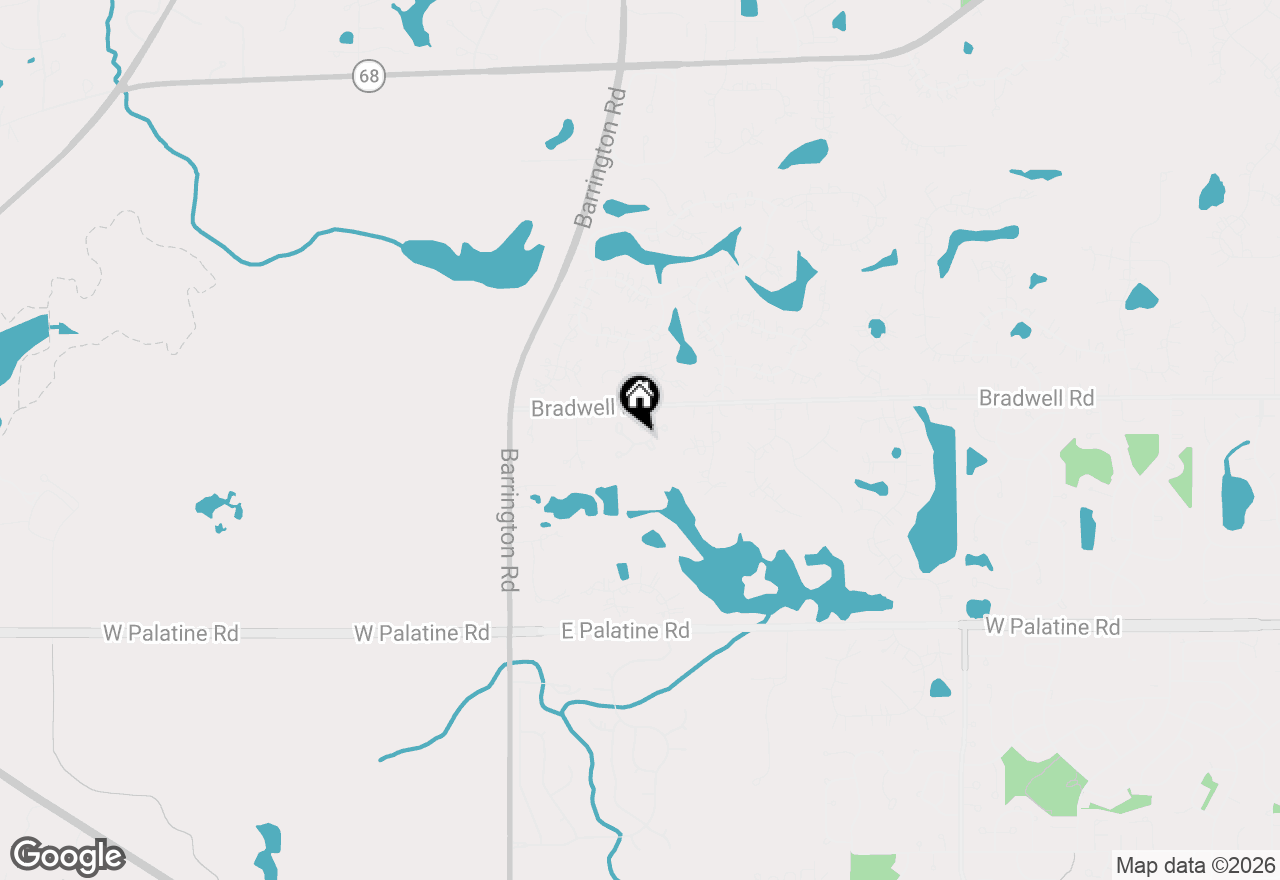 Map of 20 Lochbrook Lane, Inverness, IL 60010