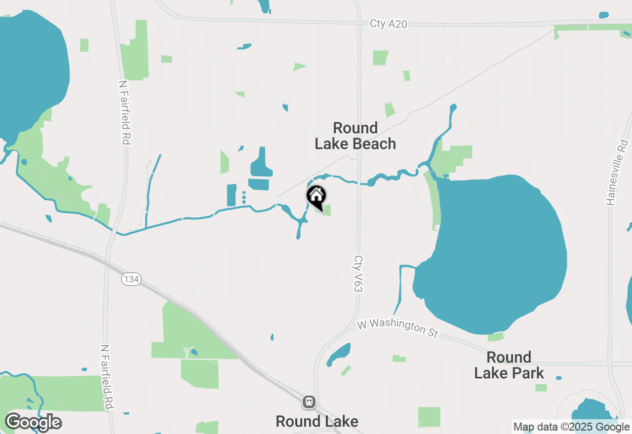 Map of 417 Beachview Drive, Round Lake Beach, IL 60073