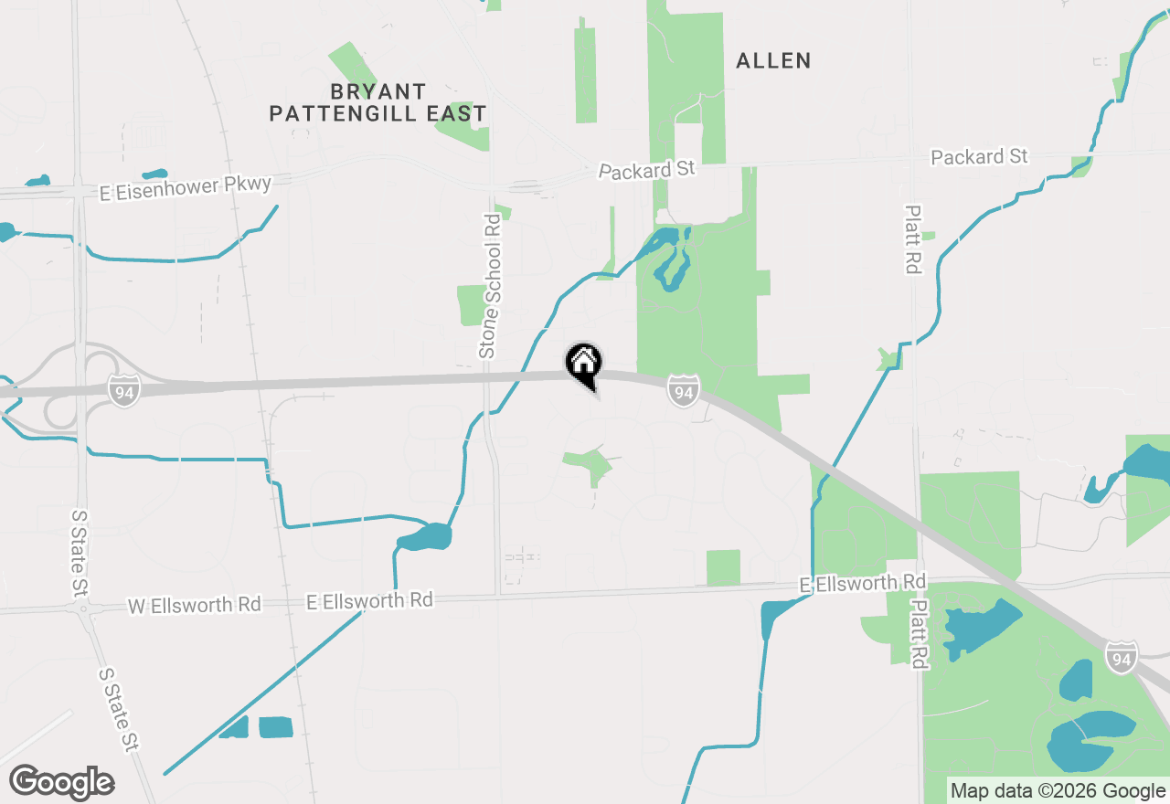 Map of 7 Metroview Court, Ann Arbor, MI 48108