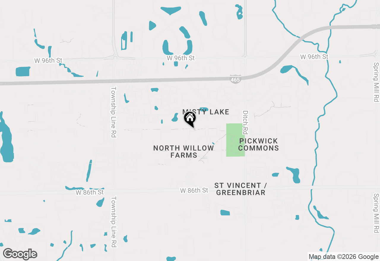 Map of 4493 Yellowwood Avenue, Brownsburg, IN 46112