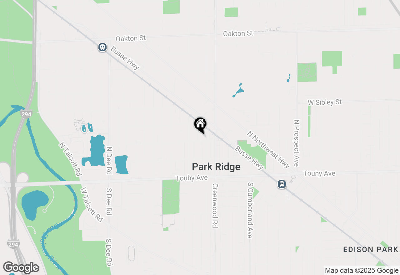 Map of 307 N Lincoln Avenue, Park Ridge, IL 60068