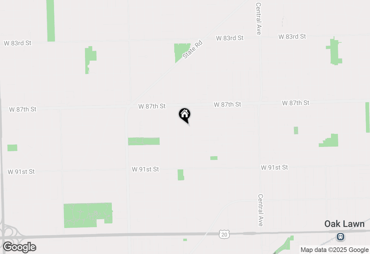 Map of 8836 Mcvicker Avenue, Oak Lawn, IL 60453