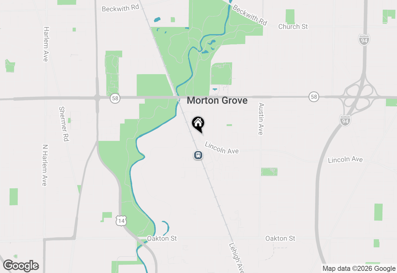 Map of 6330 Lincoln Avenue #1A, Morton Grove, IL 60053