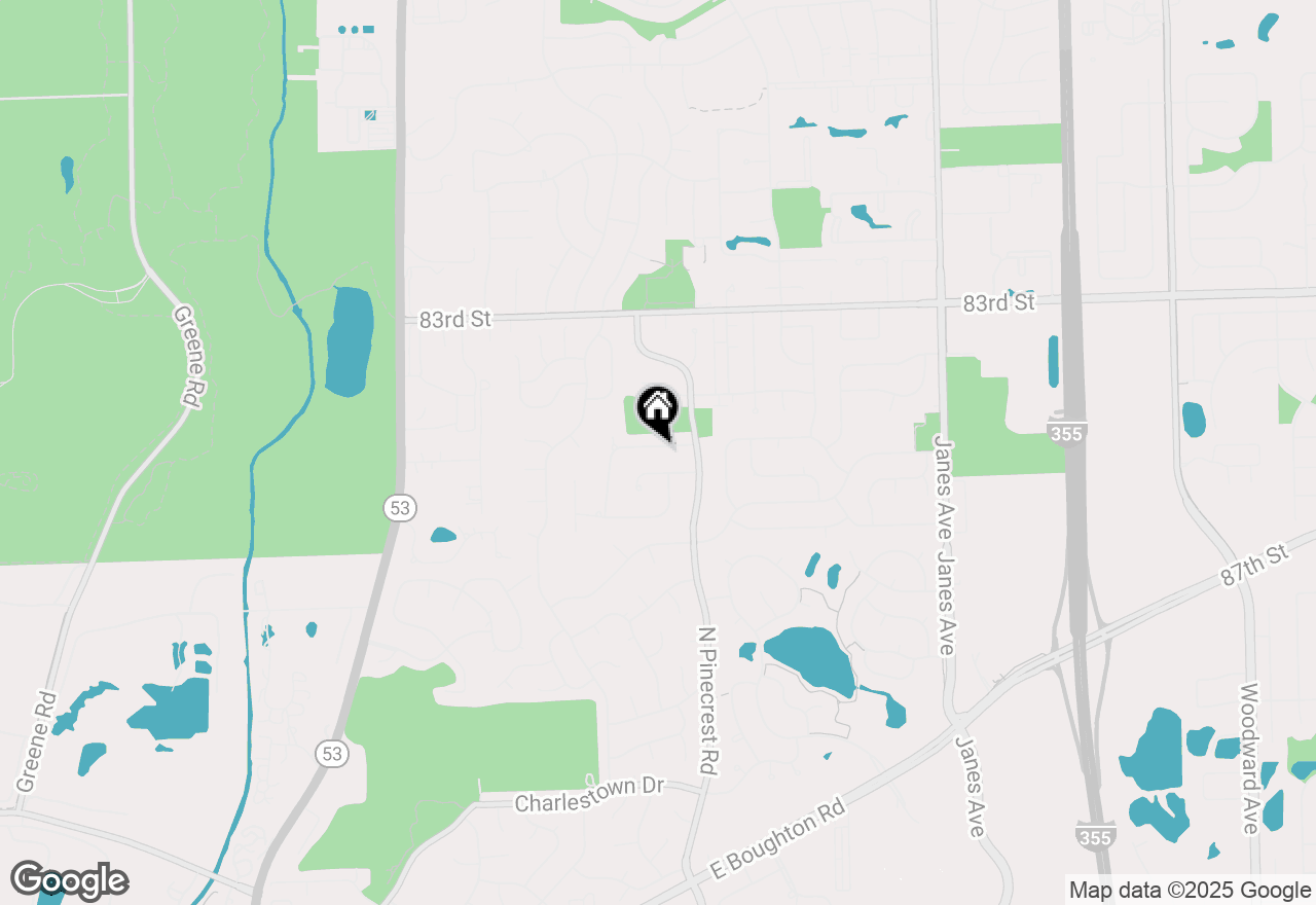 Map of 2921 Autumn Drive, Woodridge, IL 60517