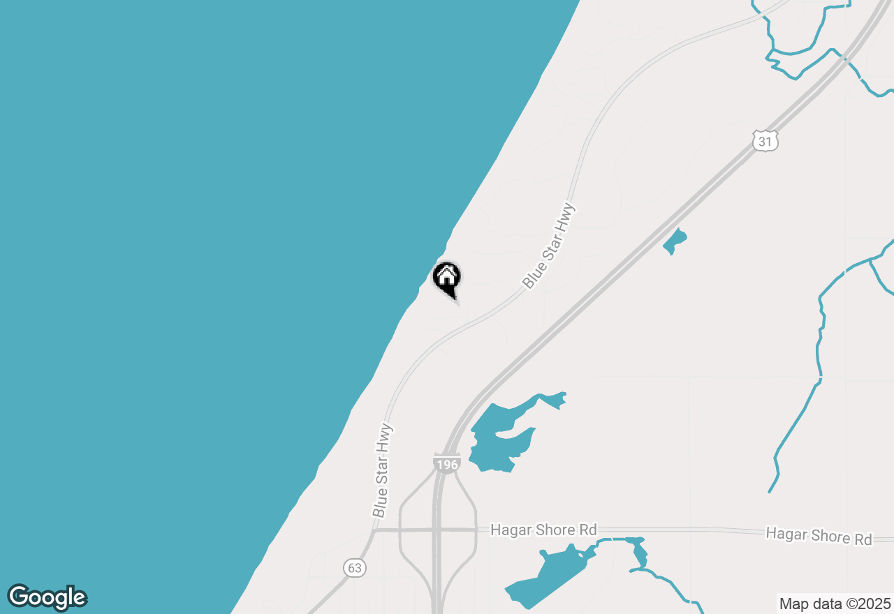 Map of 3828 Valley Path, Coloma, MI 49038