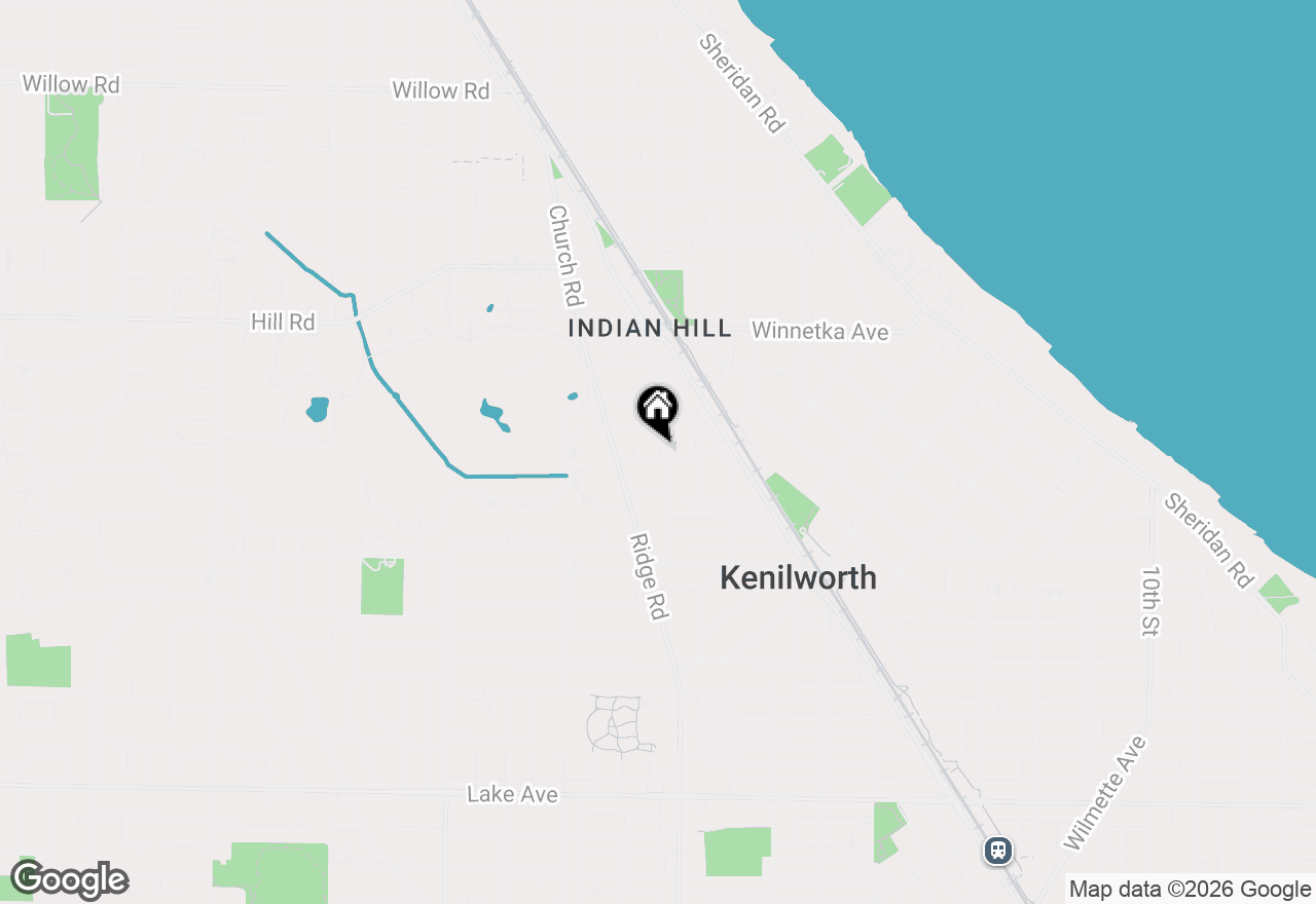 Map of (Address confidential), Kenilworth, Illinois 60043