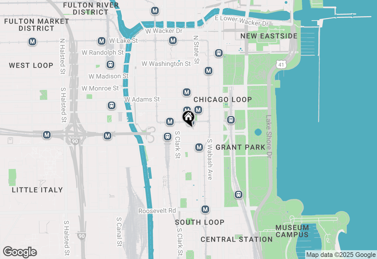 Map of 431 S Dearborn Street #308, Chicago, IL 60605