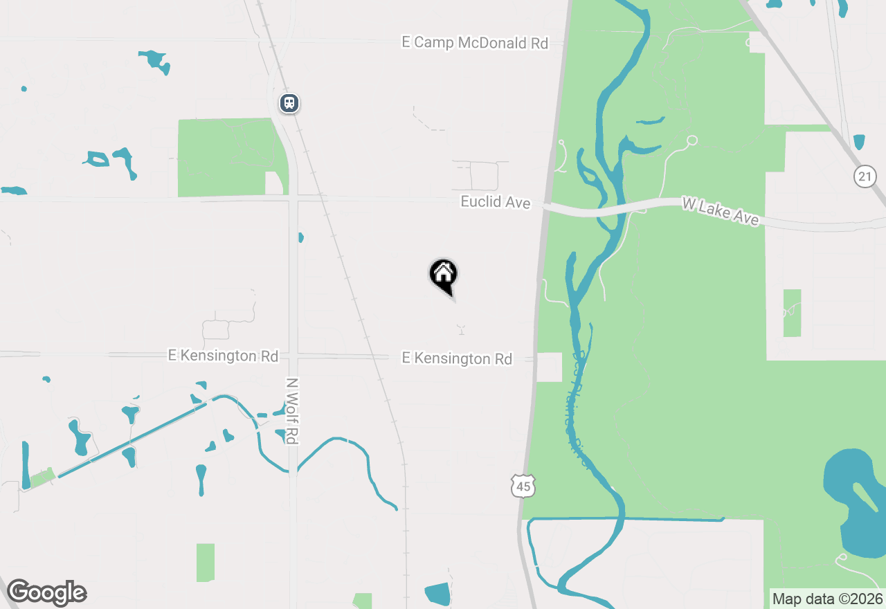 Map of 1903 E Hopi Lane, Mount Prospect, IL 60056