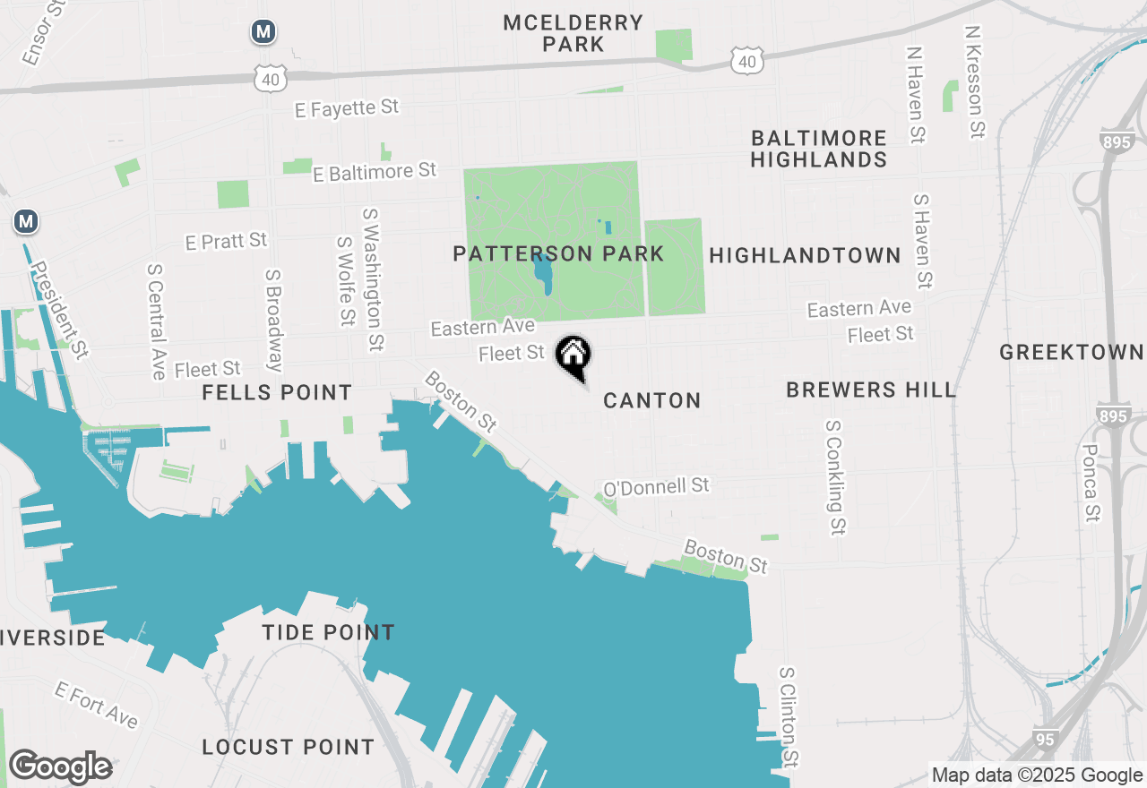 Map of 716 S Glover Street, Baltimore, MD 21224