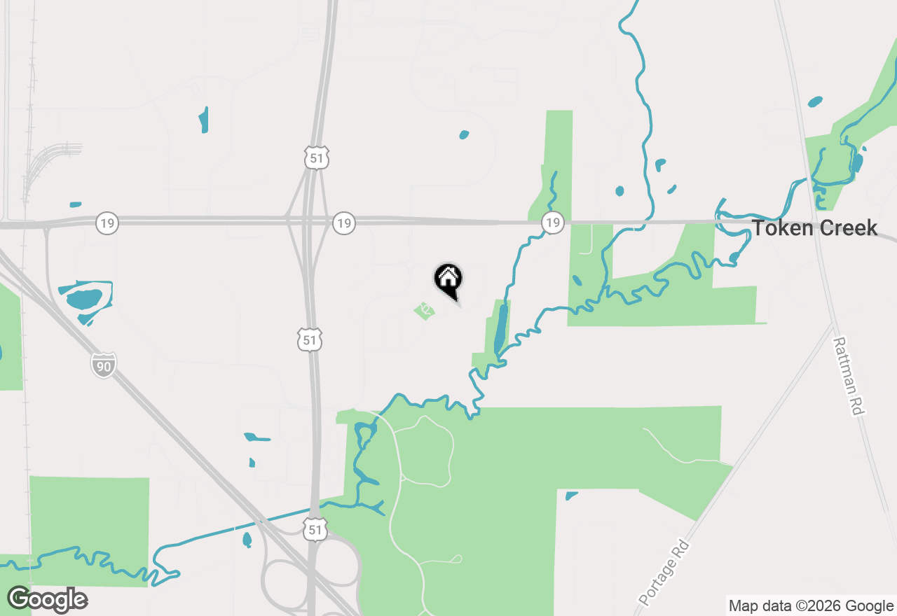 Map of 4066 Hanover Drive, Deforest, WI 53532