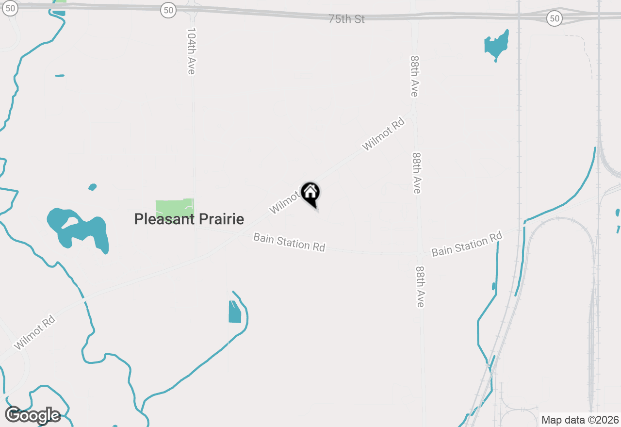 Map of 9446 Ashbury Ln, Pleasant Prairie, WI 53158