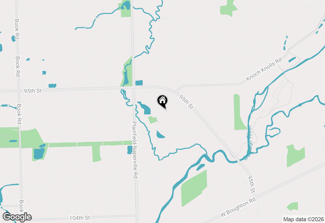 Map of 820 Spring Creek Circle, Naperville, IL 60565
