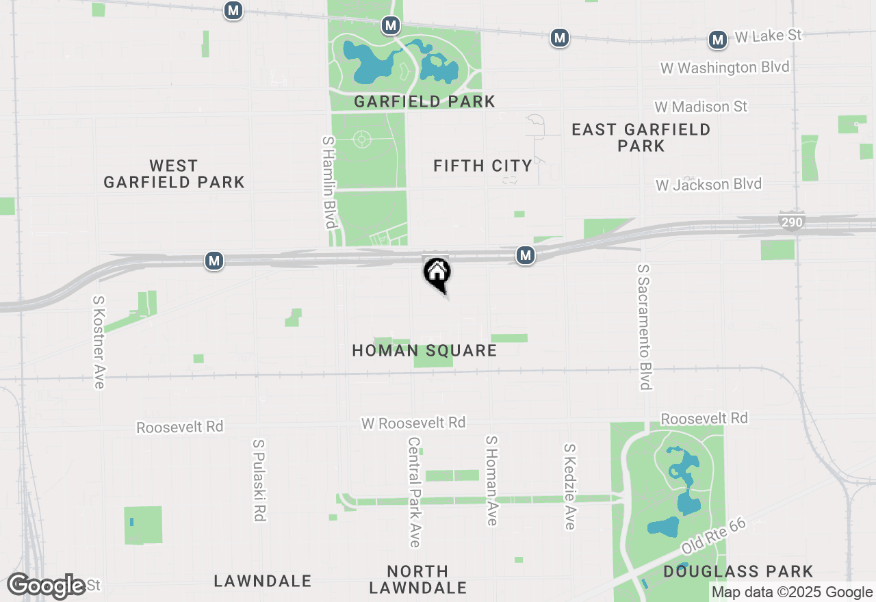 Map of 3518 W Lexington Street, Chicago, IL 60624