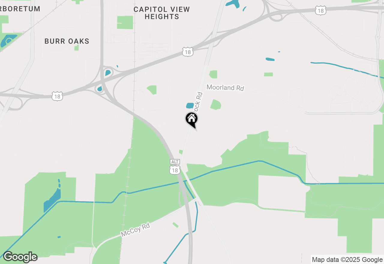 Map of 2801 Rimrock Road, Fitchburg, WI 53713