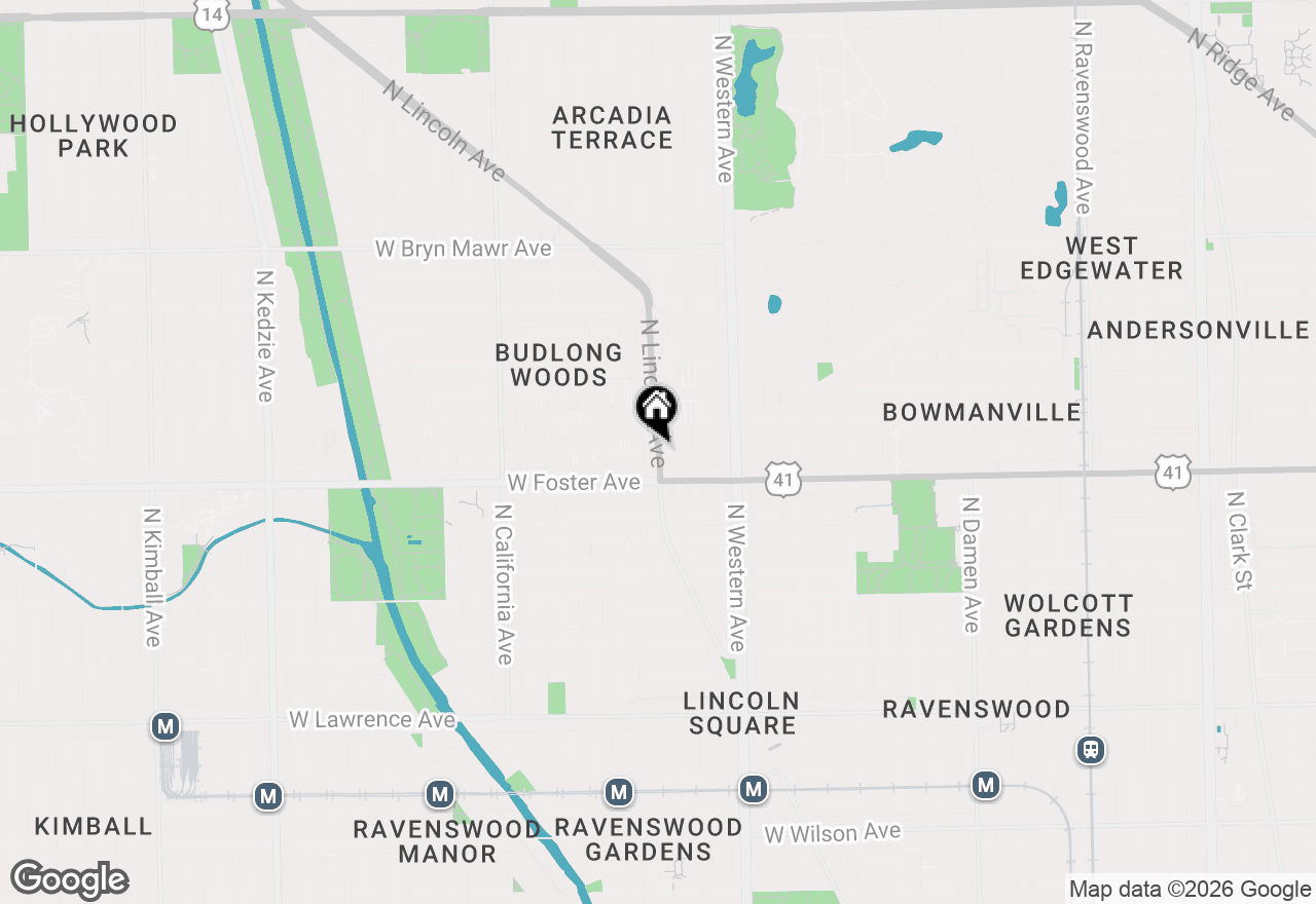 Map of 2505 W Farragut Avenue #409, Chicago, IL 60625