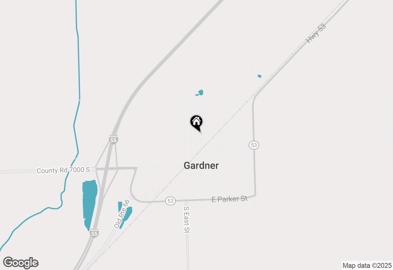 Map of 307 N Jackson Street, Gardner, IL 60424
