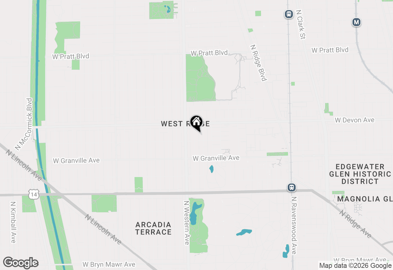 Map of 6319 N Claremont Avenue, Chicago, IL 60659