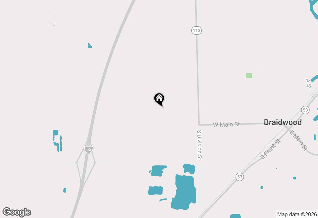 Map of 179 N Maple Street, Braidwood, IL 60408