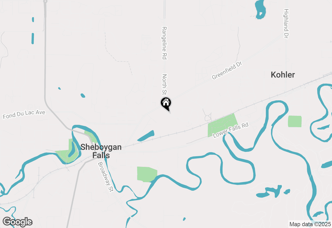 Map of 1109 Aspen Ct #D, Kohler, WI 53044