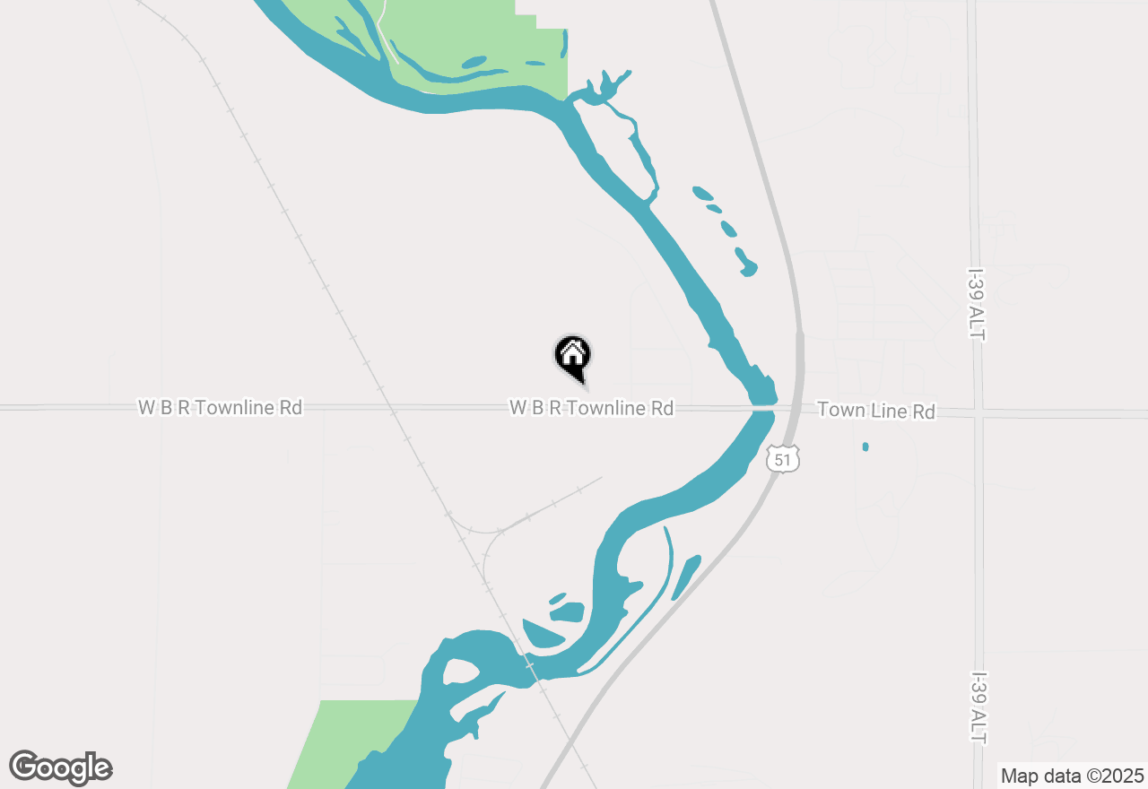 Map of 1008 W B R Townline Road, Beloit, WI 53511