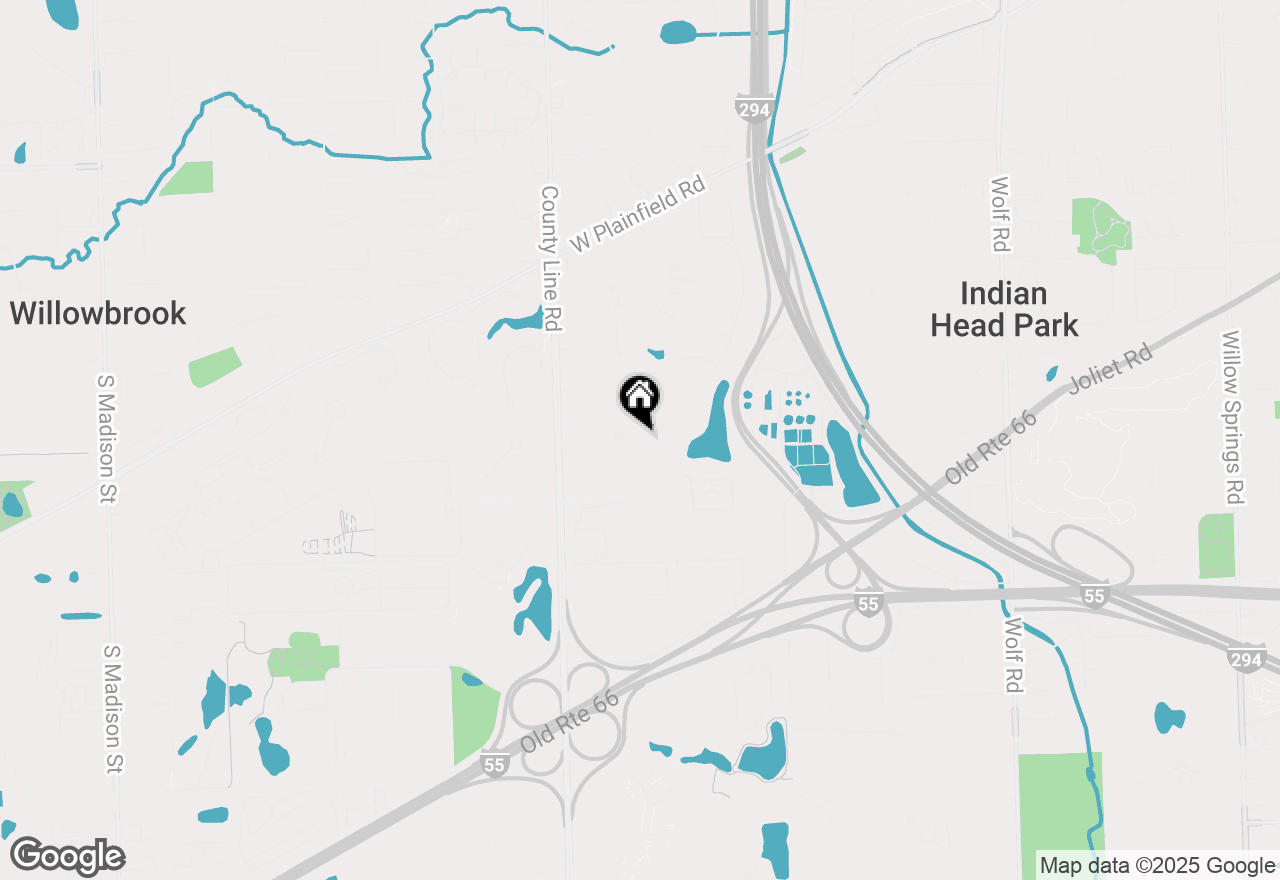 Map of 128 Stirrup Lane, Burr Ridge, IL 60527