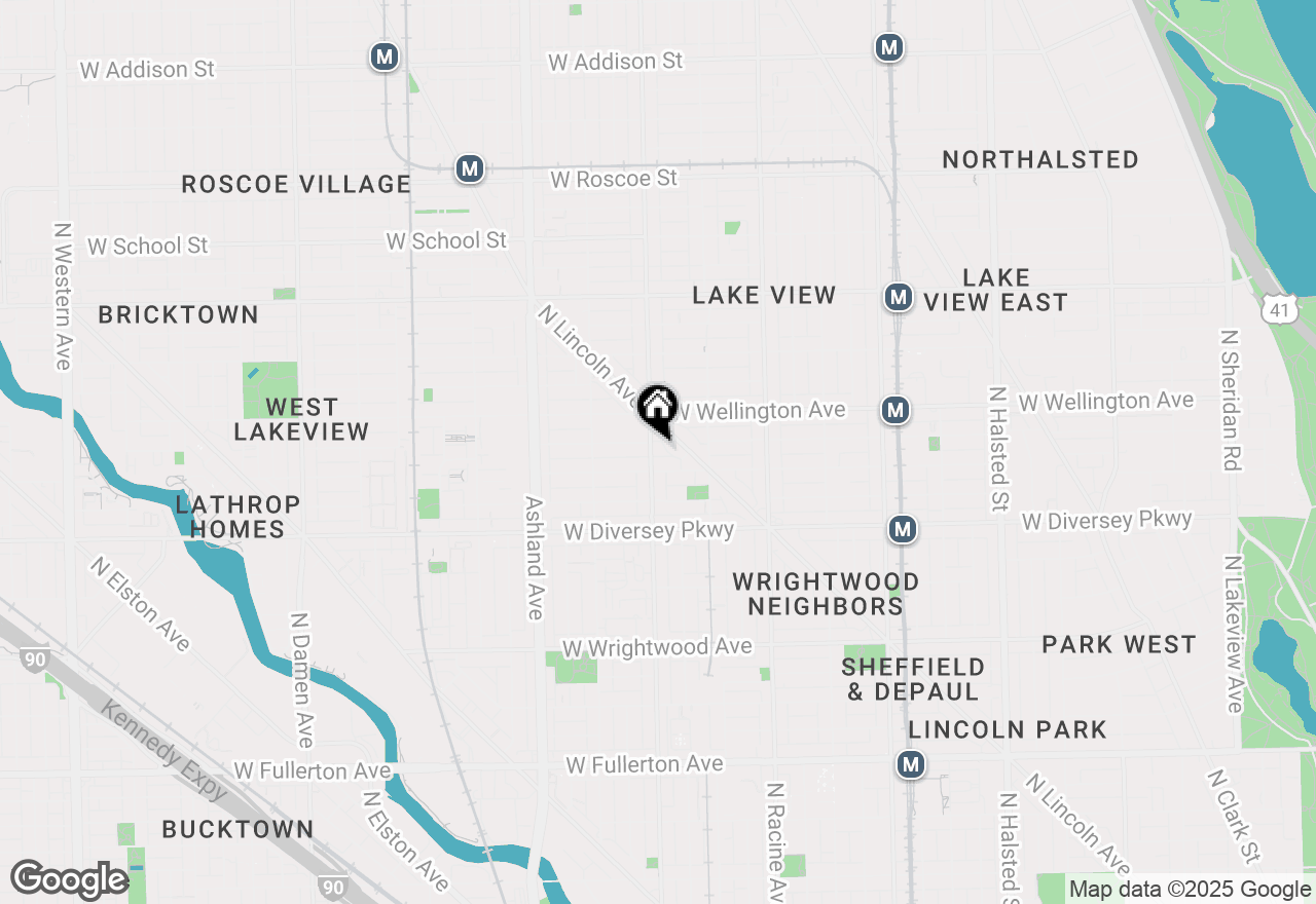 Map of 2919 N Southport Avenue #3, Chicago, IL 60657