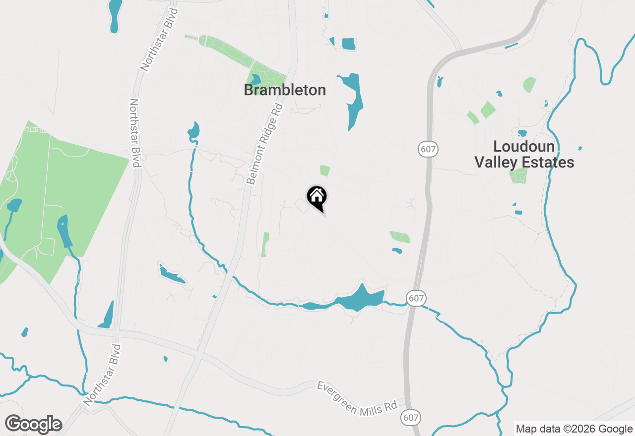 Map of 23326 Higbee Lane, Brambleton, VA 20148