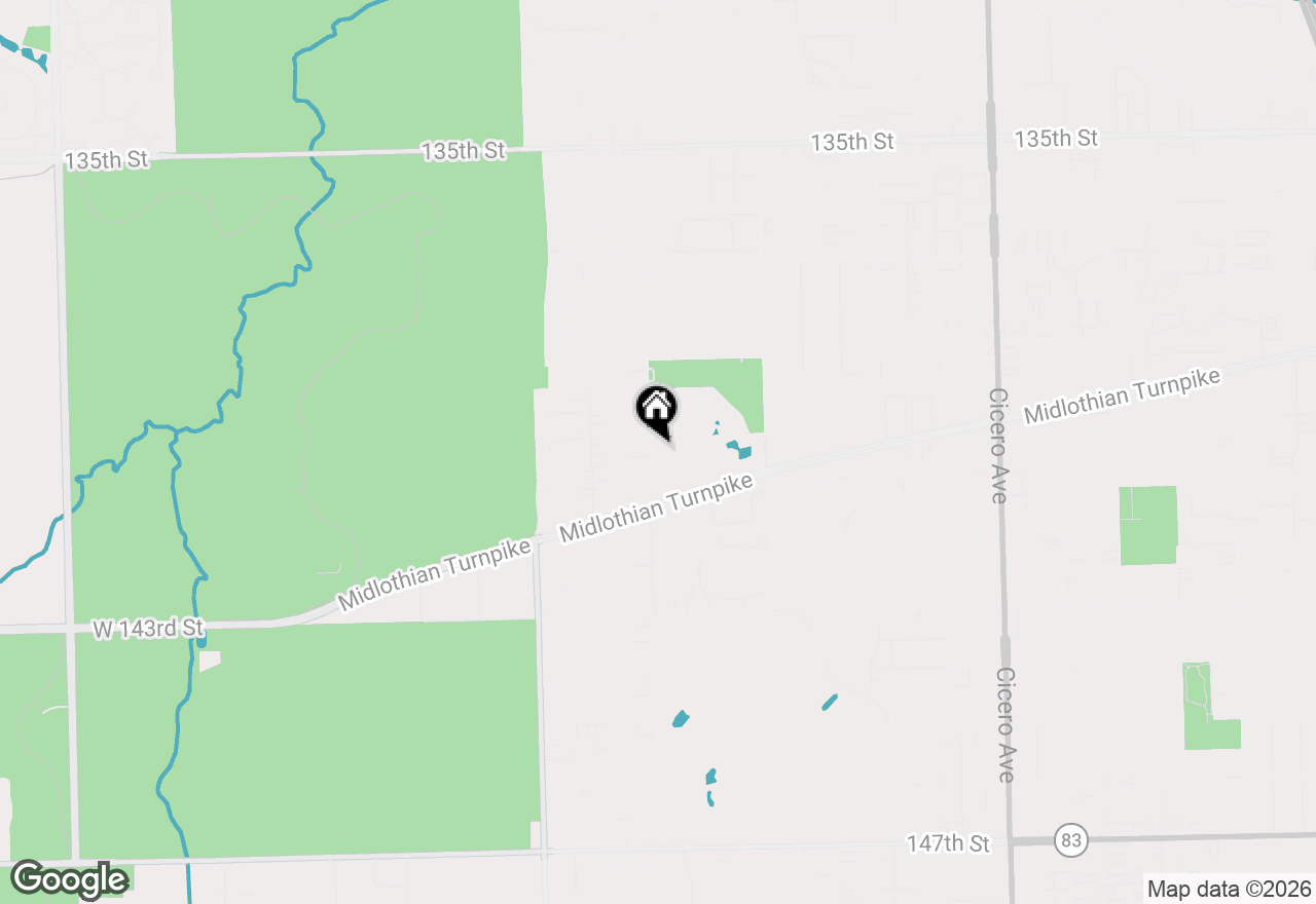 Map of 5348 Waterbury Drive #1902, Crestwood, IL 60418