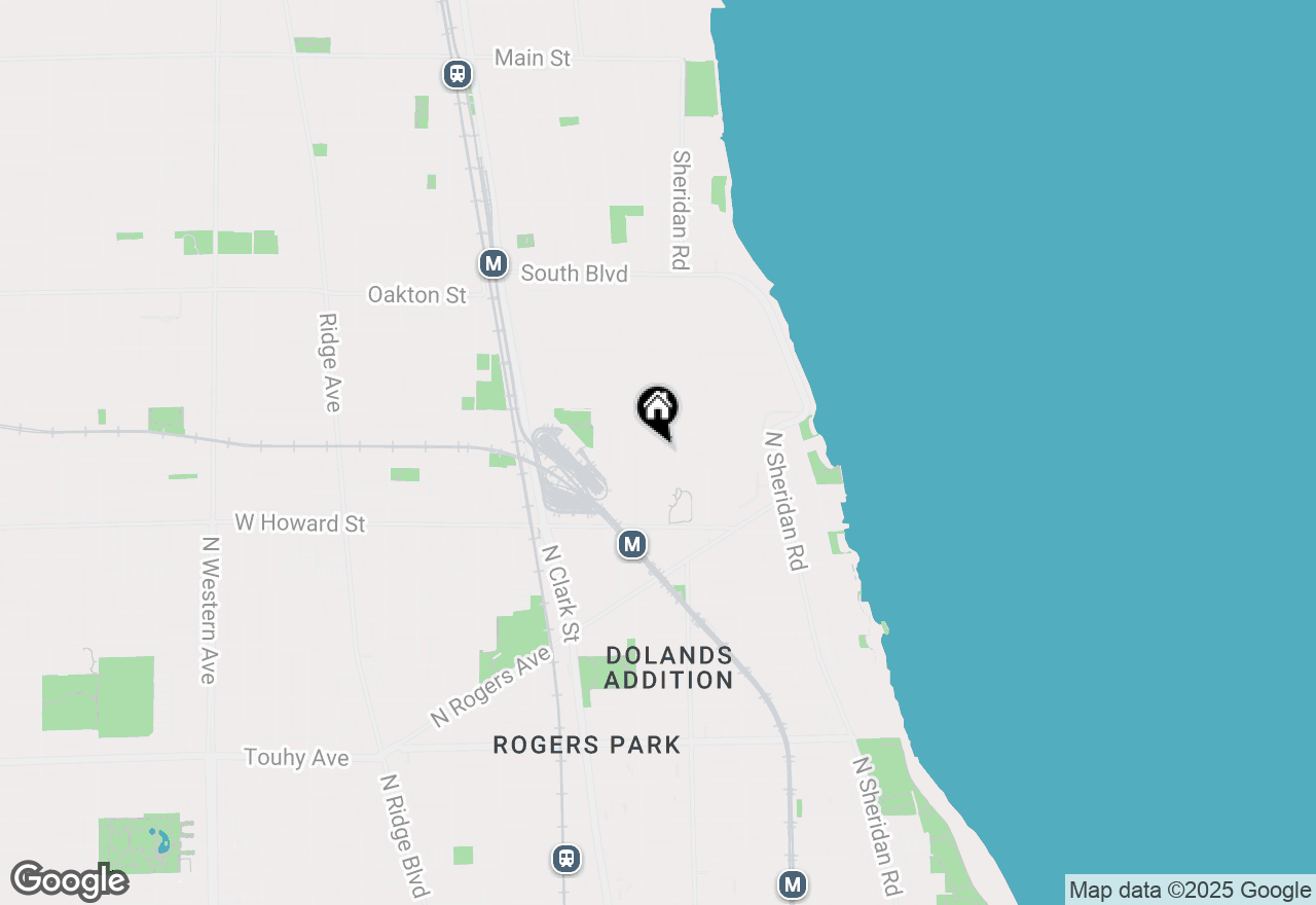 Map of 7717 N Marshfield Avenue #3, Chicago, IL 60626