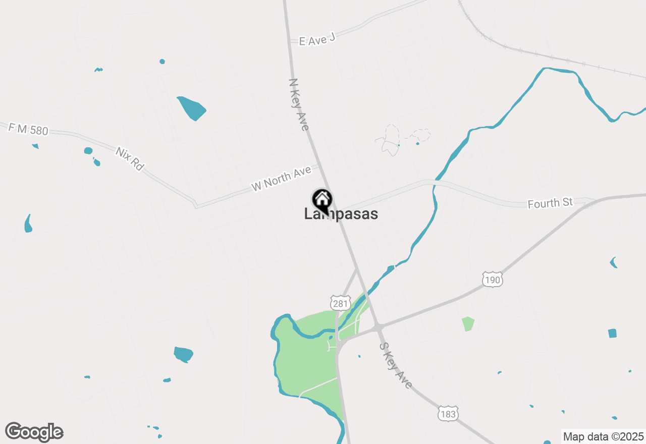 Map of 502 S Walnut St Street, Lampasas, TX 76550