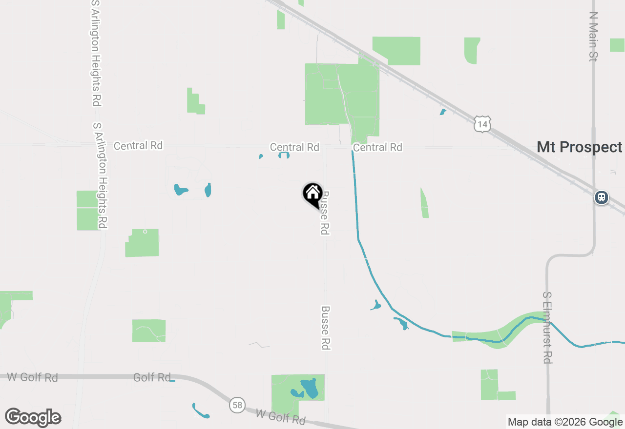 Map of 1703 Bonita Avenue, Mount Prospect, IL 60056