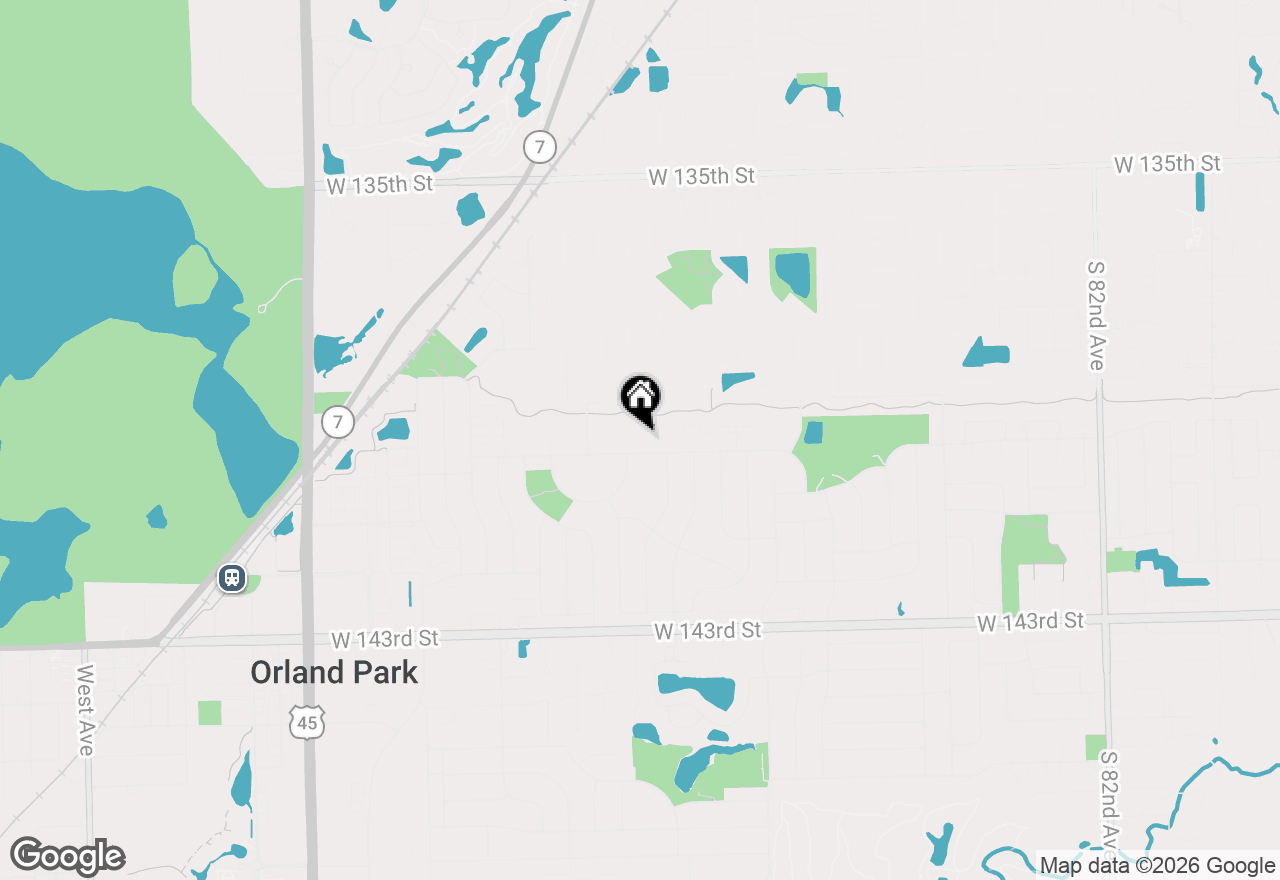 Map of 9008 W 140th Street #3C, Orland Park, IL 60462