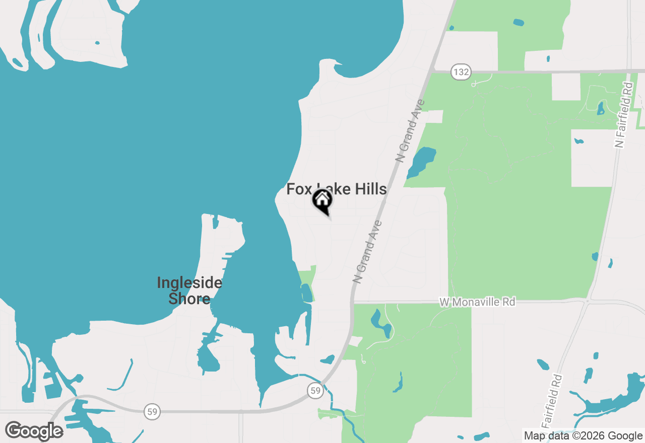 Map of 25640 W Wacker Drive, Lake Villa, IL 60046