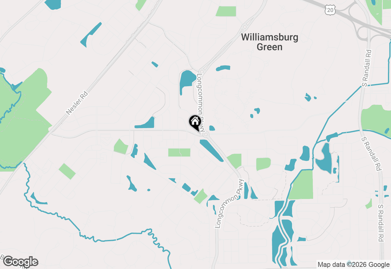 Map of 408 Fountain Avenue, Elgin, IL 60124