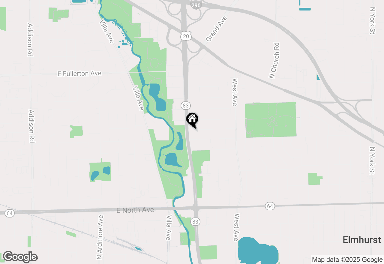 Map of 656 W Comstock Avenue, Elmhurst, IL 60126