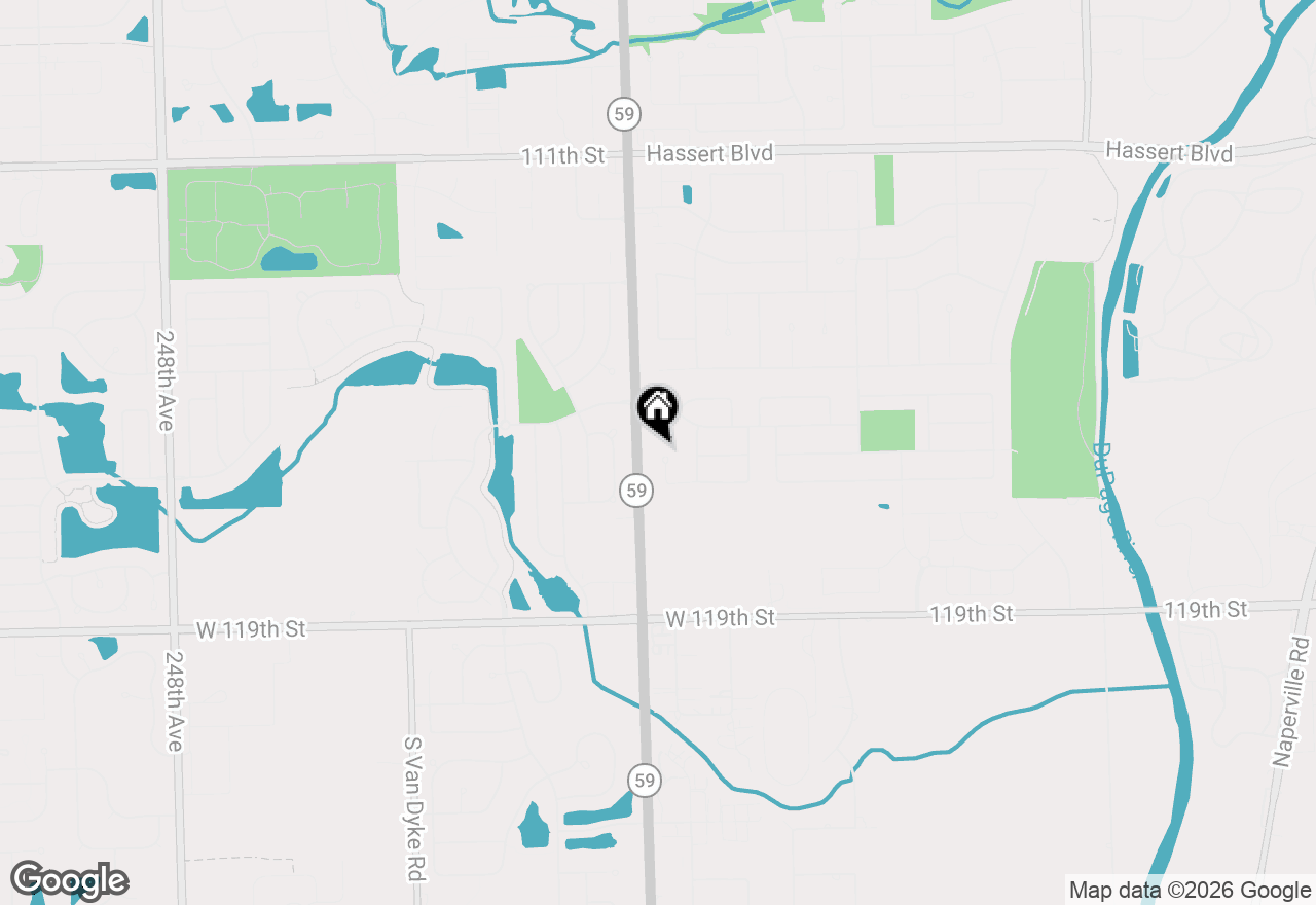 Map of 5640 Bergamot Court, Naperville, IL 60564