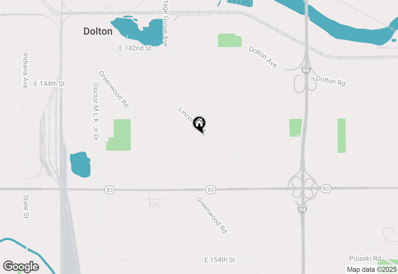 Map of 14644 Ellis Avenue, Dolton, IL 60419