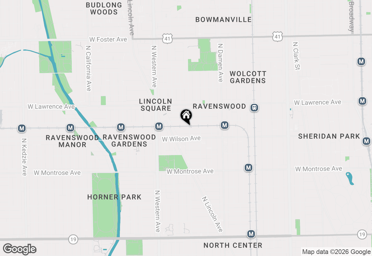 Map of 2208 W Eastwood Avenue #2, Chicago, IL 60625
