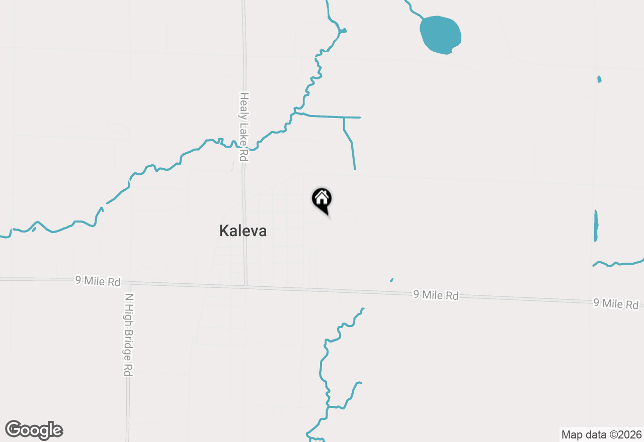Map of  Bergstrom Drive, Kaleva, MI 49645