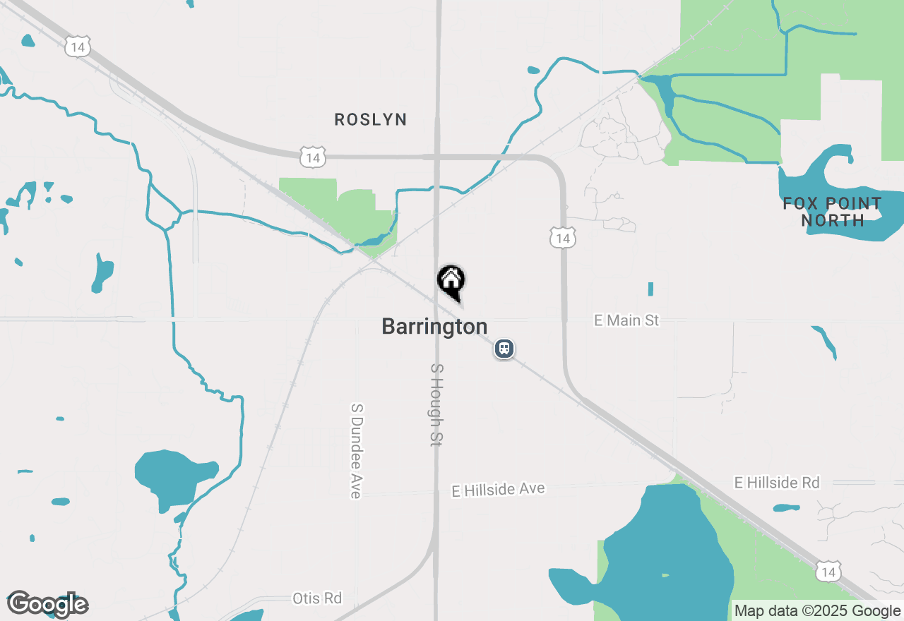 Map of 102 N Cook Street, Barrington, IL 60010