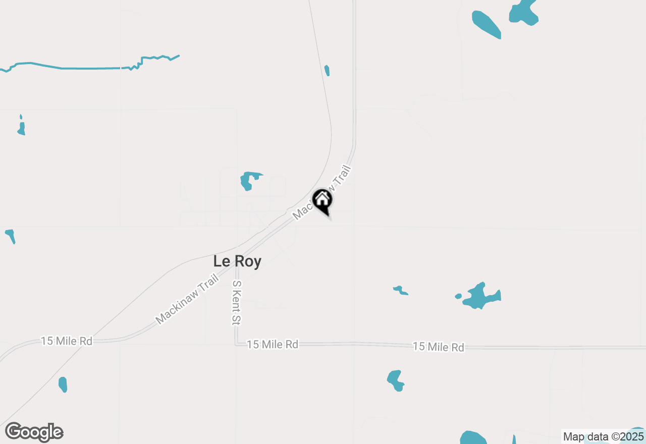 Map of 19120 Leroy Road Road, Leroy, MI 49655