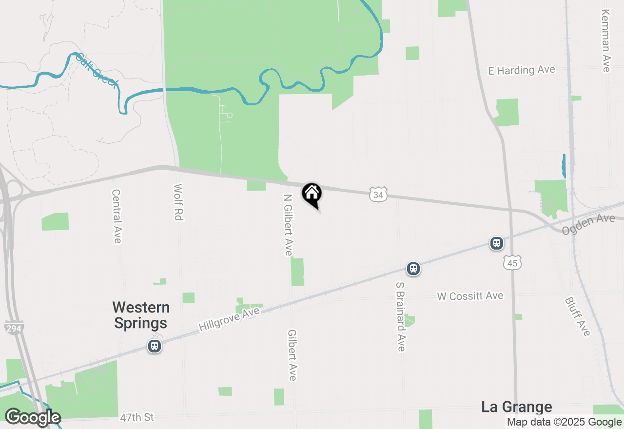 Map of 100 Drexel Avenue, La Grange, IL 60525